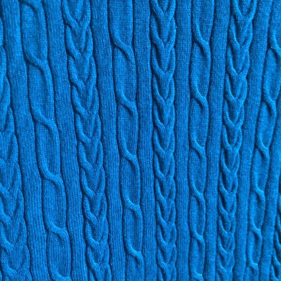 Ava & Viv Dark Green Knitted V-neck Long Sleeve Sweater - Picture 5 of 8